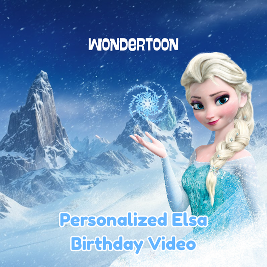 Personalized Elsa Birthday Video